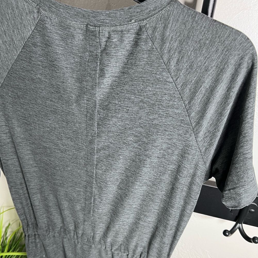 Kyodan Outdoor Women's dark grey short sleeve cinched waist dress Size XS - Picture 8 of 14